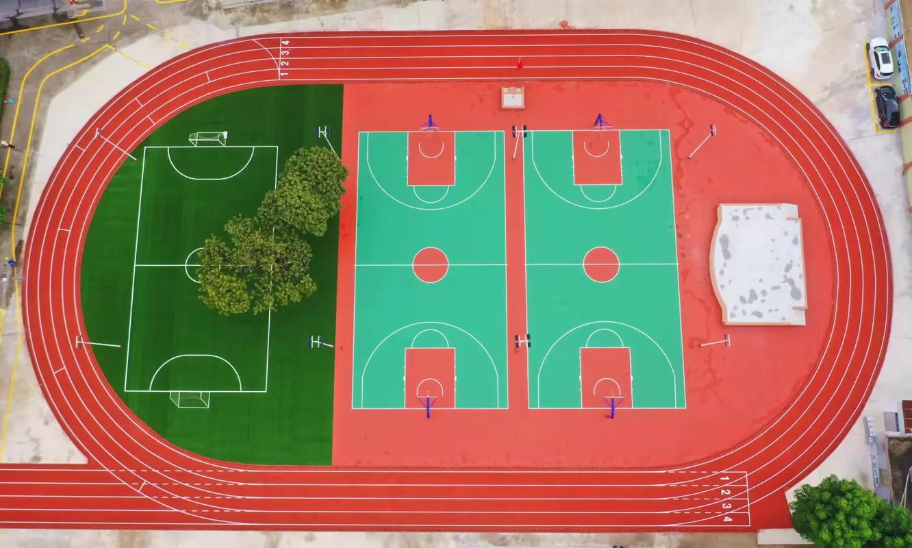武汉市学校塑胶跑道篮球场 - 价格